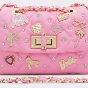 Aldo Barbieqcross body bag. Bright Pink.